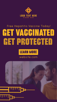 Simple Hepatitis Vaccine Awareness Facebook Story