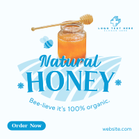 Bee-lieve Honey Instagram Post Design