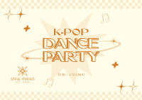 Kpop Y2k Party Postcard Image Preview