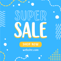 Quirky Super Sale Instagram Post Image Preview