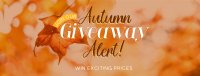 Autumn Giveaway Alert Facebook Cover