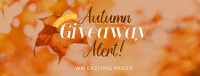 Autumn Giveaway Alert Facebook Cover Image Preview