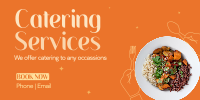 Catering At Your Service Twitter Post