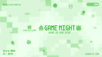 Pixel Gaming Night YouTube Banner Design