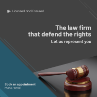 Law Firm Instagram Post Design