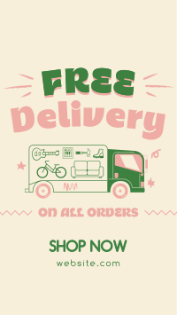 Shipping Delivery Quirky Instagram Reel Image Preview