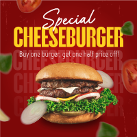 Special Cheeseburger Deal Instagram Post