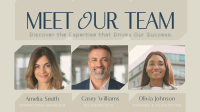 Corporate Team Introduction Animation