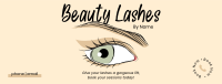 Beauty Lashes Facebook Cover Design