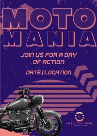 Moto Mania Rough Poster