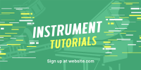 Music Instruments Tutorial Twitter Post