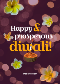 Diwali Flower Poster