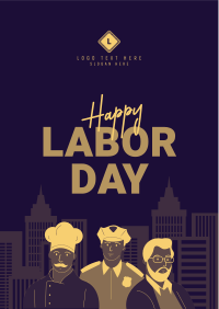 Happy Labor Day Flyer