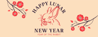 Ink Lunar Rabbit Facebook Cover