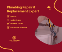 Plumbing Repair Service Facebook Post