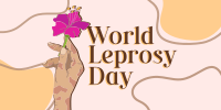 World Leprosy Day Awareness  Twitter Post