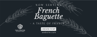 Classic French Baguette Facebook Cover Image Preview