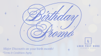 Birthday Promo Animation