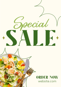 Salad Special Sale Poster