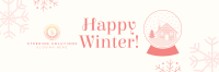 Snow Globe Twitter Header Image Preview