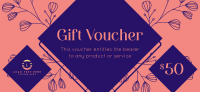 Cosmetics Gift Certificate example 2