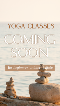 Yoga Classes Coming Facebook Story