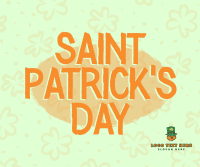 St. Patrick's Clover Facebook Post