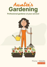 Auntie's Gardening Flyer