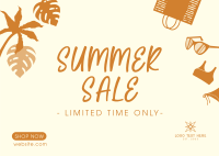 Fashion Summer Sale Postcard