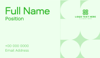 Simple Modern Minimalist Business Card