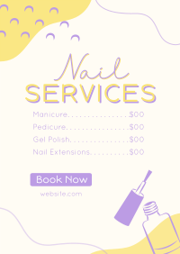 Nail Technician Poster example 3