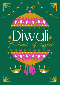 Diwali Festival Celebration Poster