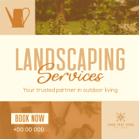 Landscape Garden Service Linkedin Post