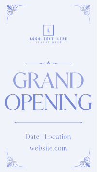 Elegant Grand Opening Instagram Reel