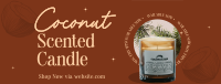 Coconut Scented Candle Facebook Cover