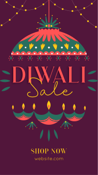 Diwali Lanterns Instagram Reel Image Preview