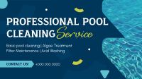 Professional Pool Cleaning Service Facebook Event Cover