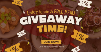 Food Voucher Giveaway Facebook Ad