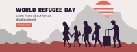 Refugee Day Awareness Facebook Cover Design