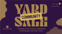 Yard Community Sale YouTube Video