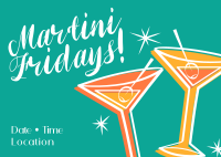 Martini Fridays Postcard