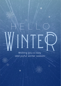 Cozy Winter Greeting Flyer