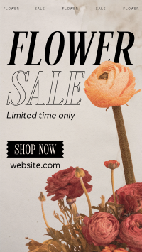 Flower Boutique  Sale Facebook Story