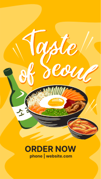 Taste of Seoul Food Facebook Story Image Preview