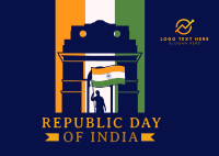 Republic Day of India Postcard