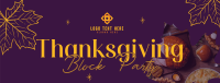 Thanksgiving Block Party Facebook Cover