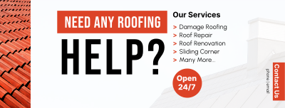 Roofing Help? Facebook Cover Image Preview