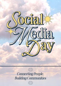 Y2K Social Media Day Poster