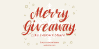Merry Giveaway Announcement Twitter Post
