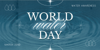 World Water Day Greeting Twitter Post